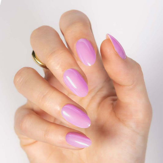 Pink Pop Short Almond • Soft Gel Press Ons - MoYou London