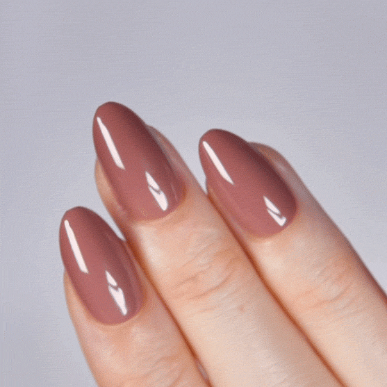 Dont be Latte Short Almond • Soft Gel Press Ons - MoYou London