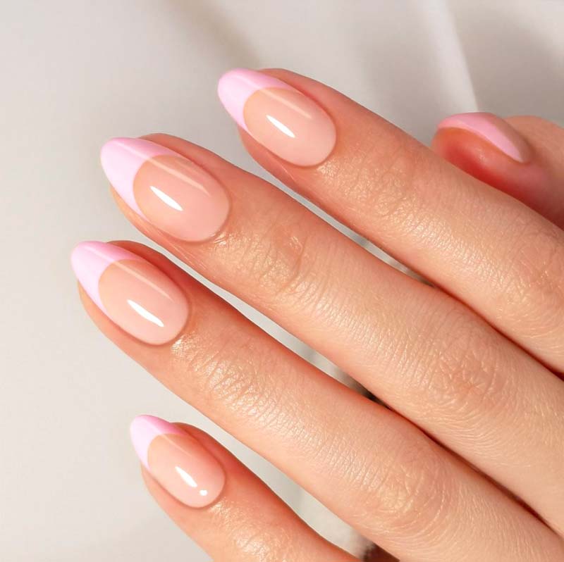 Sugar Tip Short Almond • Soft Gel Press Ons - MoYou London