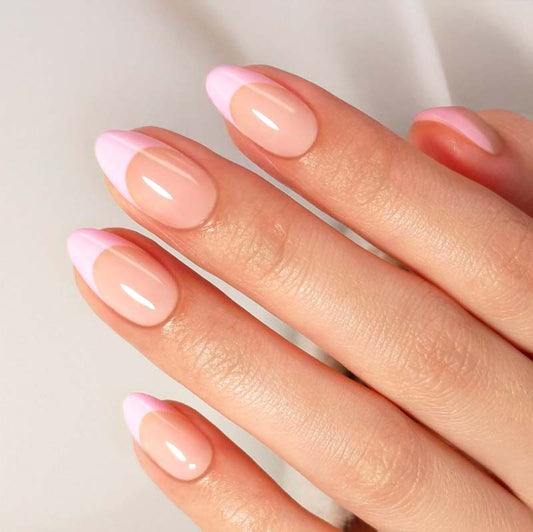 Sugar Tip Short Almond • Soft Gel Press Ons - MoYou London