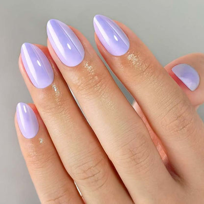 Galaxy Sugar Short Almond • Soft Gel Press Ons - MoYou London