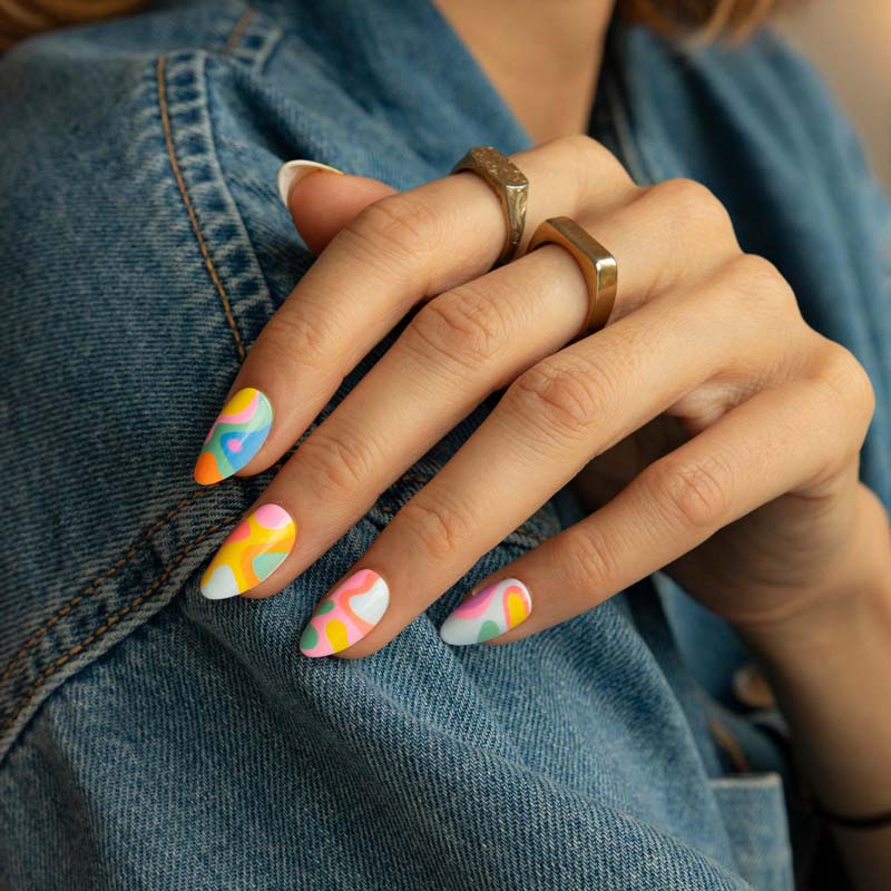 Peachinails 03 • Short Almond