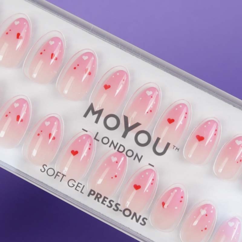 Pink Crush Ombre • Short Almond