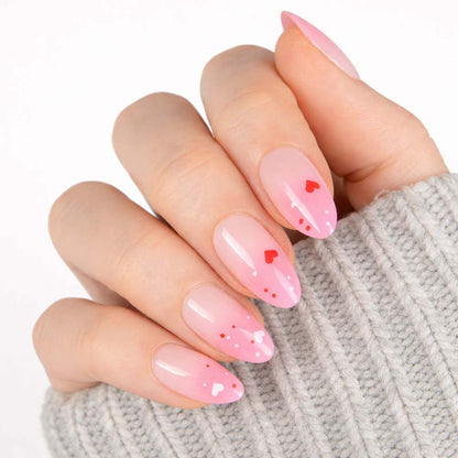 Pink Crush Ombre • Short Almond