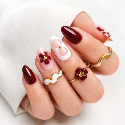 Velvet Bloom • Short Almond