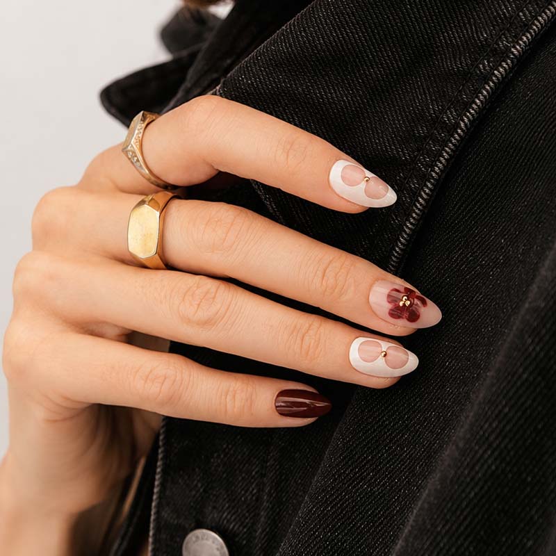 Velvet Bloom • Short Almond