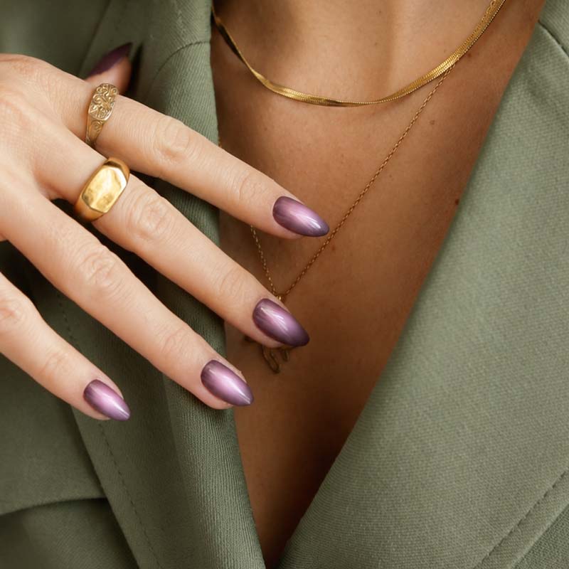 Wine Ombre • Short Almond