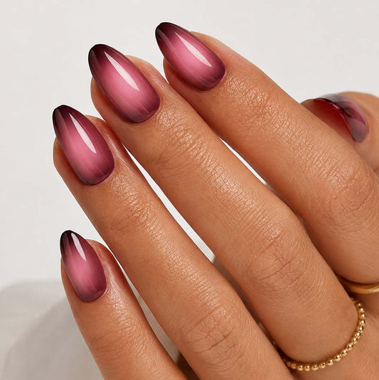 Wine Ombre • Short Almond