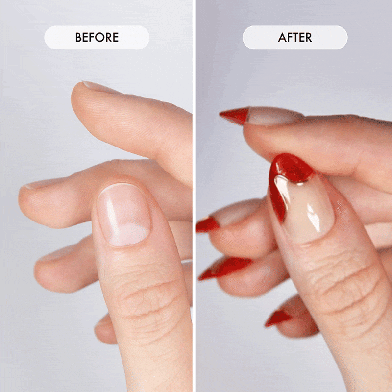 French Fries Short Almond • Soft Gel Press Ons - MoYou London
