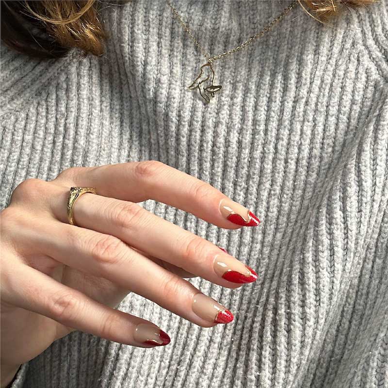 French Fries Short Almond • Soft Gel Press Ons - MoYou London