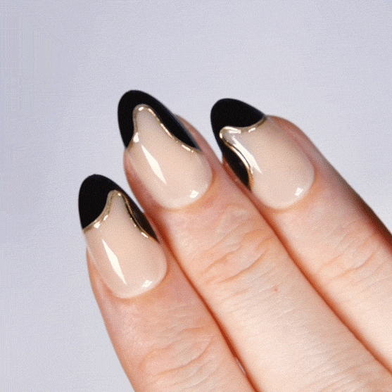 French Press Short Almond • Soft Gel Press Ons - MoYou London