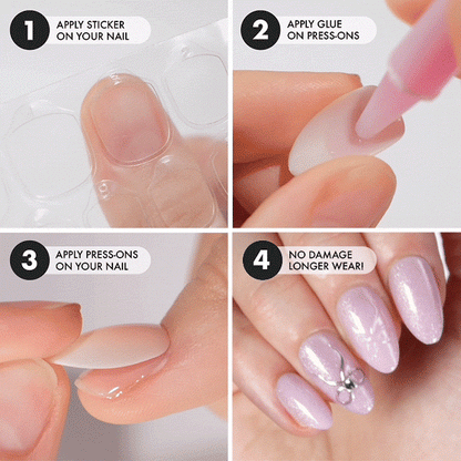 Dew it Right Short Almond • Soft Gel Press Ons - MoYou London