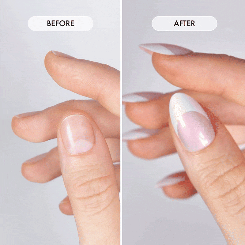 Sparkling Rose Short Almond • Soft Gel Press Ons - MoYou London
