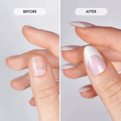 Sparkling Rose Short Almond • Soft Gel Press Ons - MoYou London