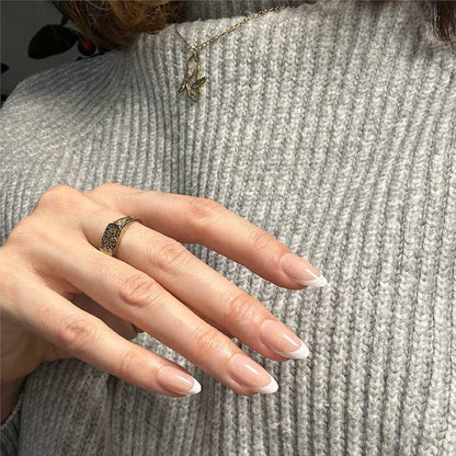 Polished Perfection Short Almond • Soft Gel Press Ons - MoYou London