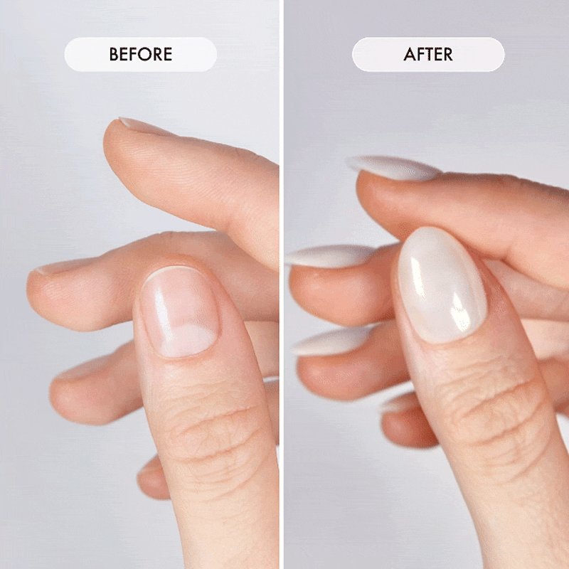Stardust Glow Extra Short Almond • Soft Gel Press Ons - MoYou London