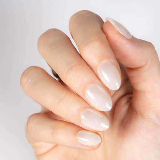 Stardust Glow Extra Short Almond • Soft Gel Press Ons - MoYou London