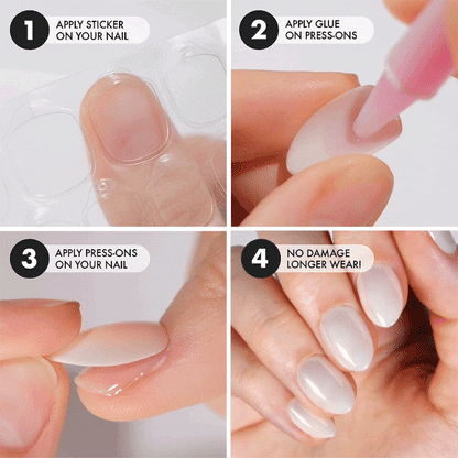 Stardust Glow Extra Short Almond • Soft Gel Press Ons - MoYou London