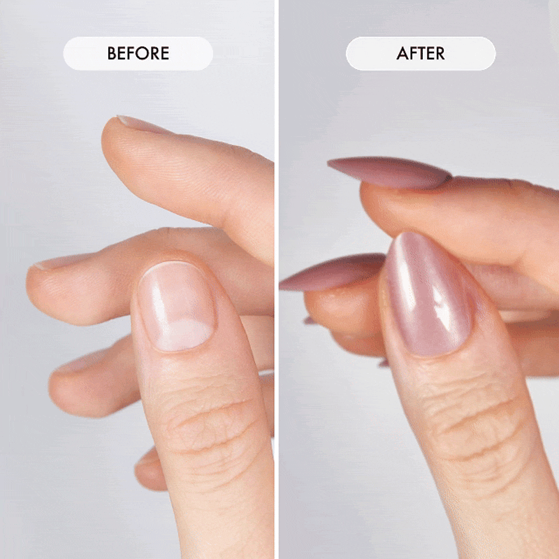 Ethereal Glow Short Almond • Soft Gel Press Ons - MoYou London