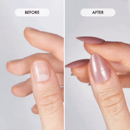 Ethereal Glow Short Almond • Soft Gel Press Ons - MoYou London