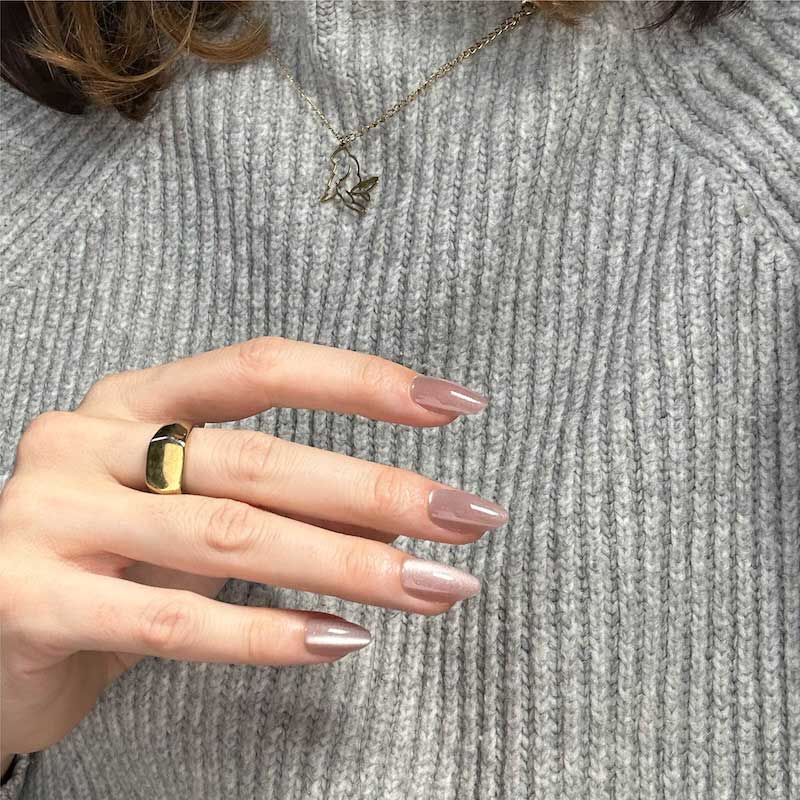 Ethereal Glow Short Almond • Soft Gel Press Ons - MoYou London