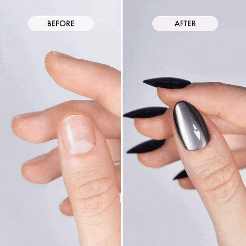 Diamond Dust Short Almond • Soft Gel Press Ons - MoYou London