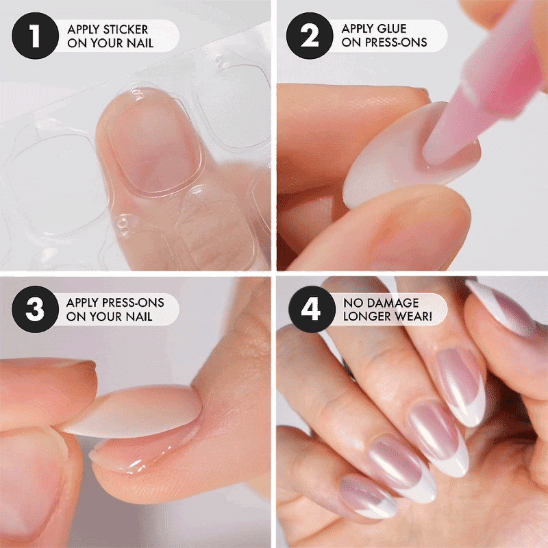 Silk Touch Short Almond• Soft Gel Press Ons - MoYou London