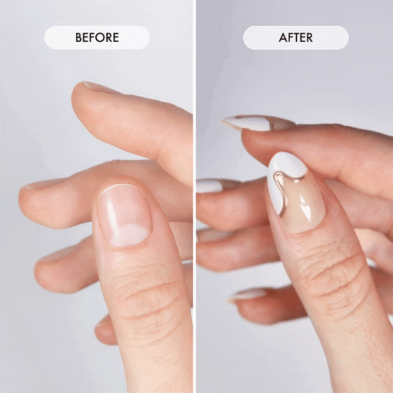 French Toast Short Almond• Soft Gel Press Ons - MoYou London