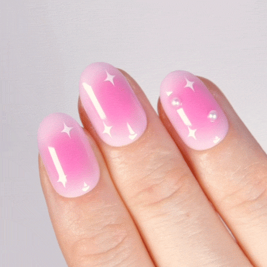 Bubblegum Bliss Short	Oval • Soft Gel Press Ons - MoYou London
