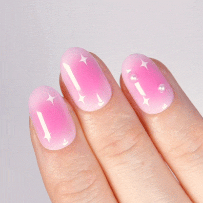 Bubblegum Bliss Short	Oval • Soft Gel Press Ons - MoYou London