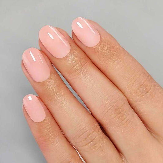 Cotton Candy Short Oval • Soft Gel Press Ons - MoYou London