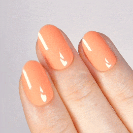 Tropical Sunset Short Oval • Soft Gel Press Ons - MoYou London