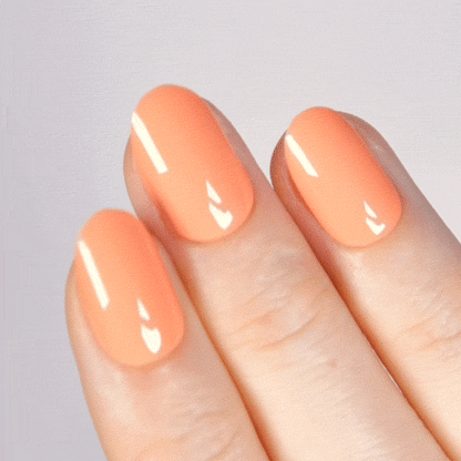 Tropical Sunset Short Oval • Soft Gel Press Ons - MoYou London