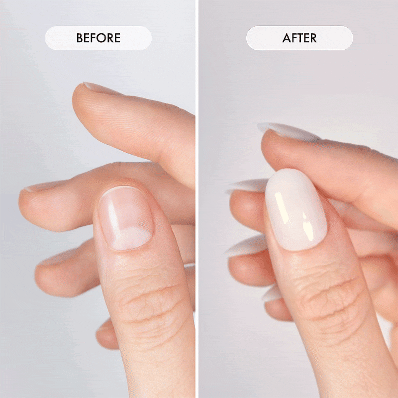 Chalk it Up Short Oval • Soft Gel Press Ons ❌ - MoYou London