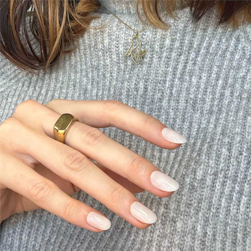 Chalk it Up Short Oval • Soft Gel Press Ons - MoYou London