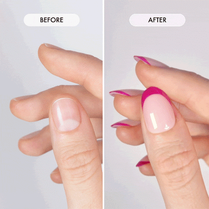 Pink Rebellion Short Oval • Soft Gel Press Ons - MoYou London