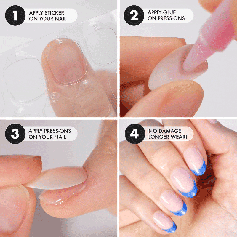 Neon Tips Short Oval • Soft Gel Press Ons - MoYou London