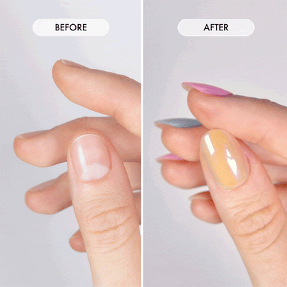 Aurora Dreams Short Oval • Soft Gel Press Ons - MoYou London