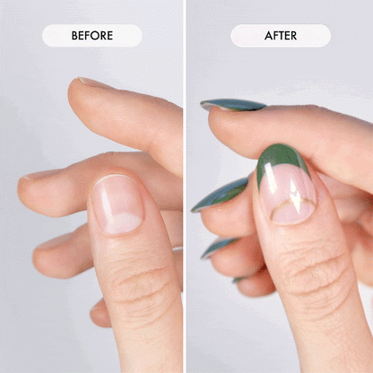 Olive Me Short Oval • Soft Gel Press Ons - MoYou London