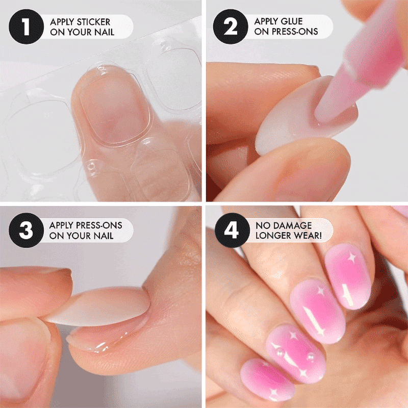 Bubblegum Bliss Short	Oval • Soft Gel Press Ons - MoYou London