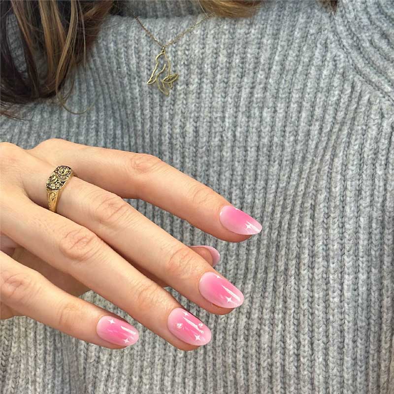 Bubblegum Bliss Short	Oval • Soft Gel Press Ons - MoYou London