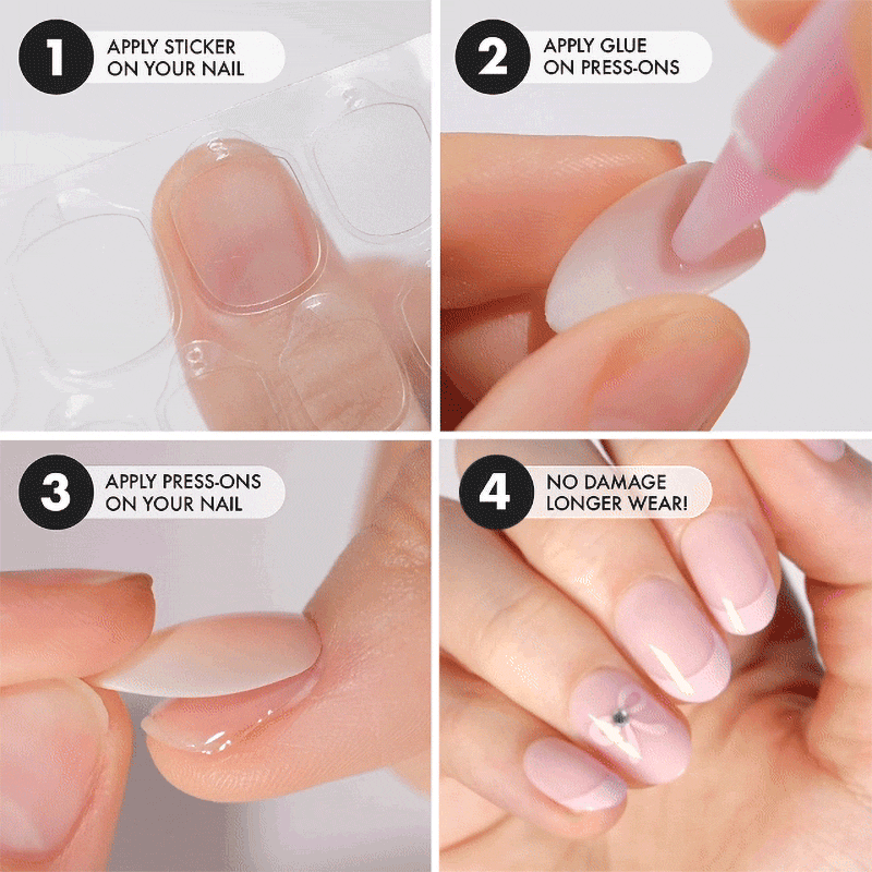 Frosted Flakes Short Oval • Soft Gel Press Ons - MoYou London