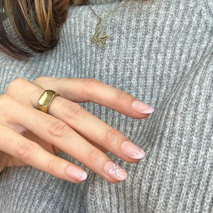Frosted Flakes Short Oval • Soft Gel Press Ons - MoYou London