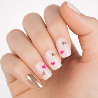 Golden Hearts • Short Square