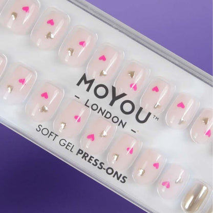 Golden Hearts • Short Square