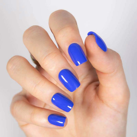 Blueprint Short Square • Soft Gel Press Ons - MoYou London