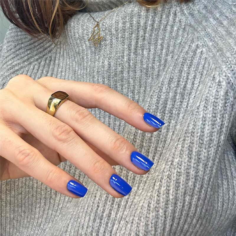Blueprint Short Square • Soft Gel Press Ons - MoYou London