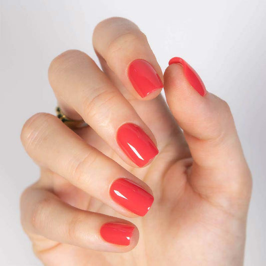 Berry Bold Short Square • Soft Gel Press Ons - MoYou London