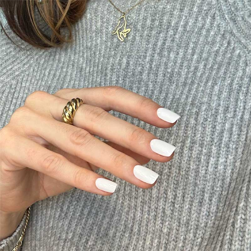 Soft Cloud Short Square • Soft Gel Press Ons - MoYou London