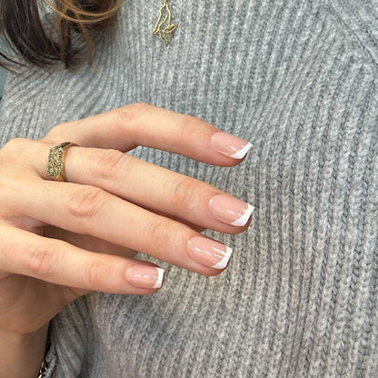 Vanilla Cream Short Square • Soft Gel Press Ons - MoYou London